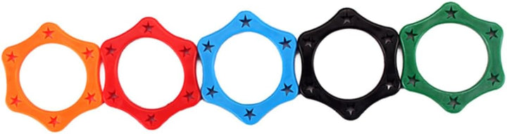 TOYANDONA 5 Stück Rutschfeste Kunststoff Anti Roller Mikrofonringe 35mm ø Für Handmikrofone Stossdäm