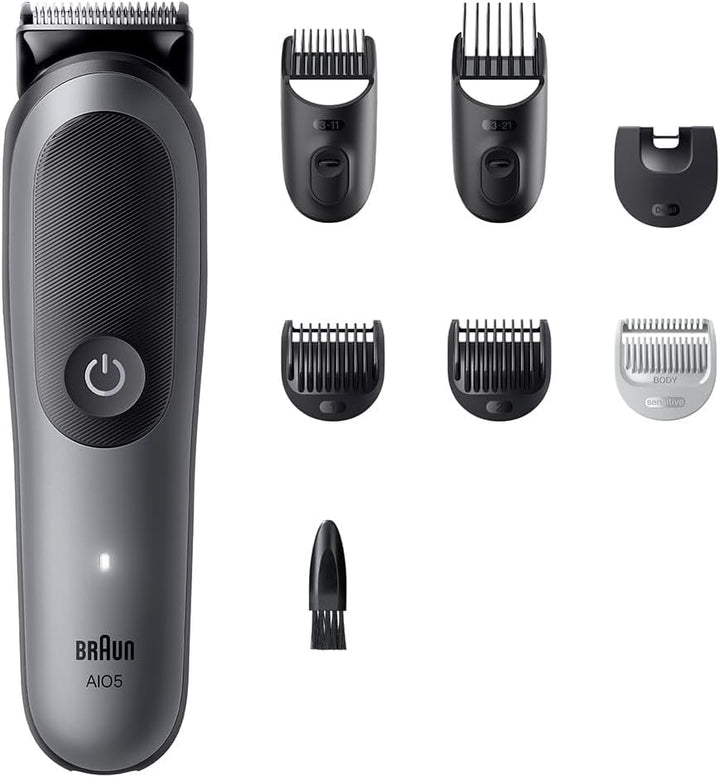 Braun All-in-One Series 5, 7-in-1 Rasierset, scharfe Klinge, Körperrasur AIO5520