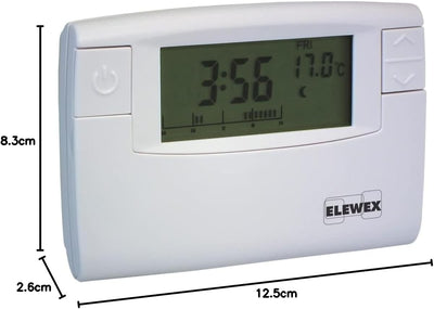 VEMER VE378600 CT200 - Raumthermostat für die Wandmontage, Wöchentliche Programmierung, Stromversorg