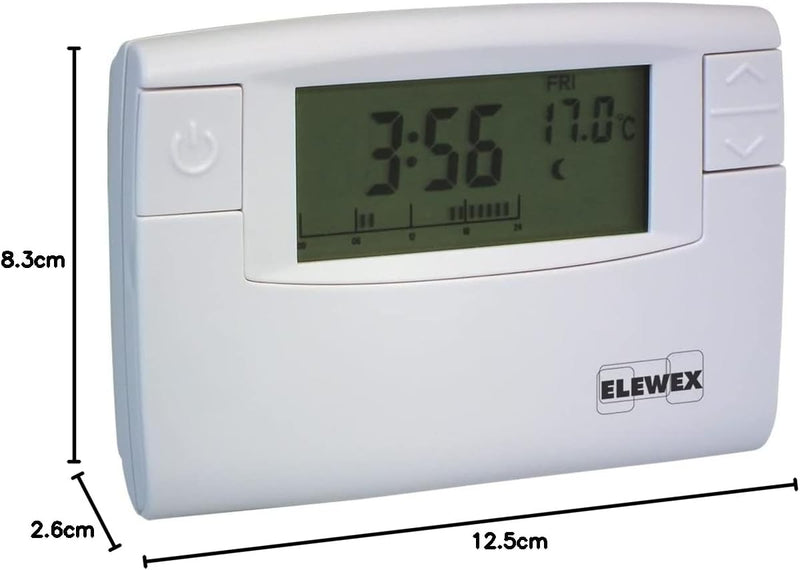 VEMER VE378600 CT200 - Raumthermostat für die Wandmontage, Wöchentliche Programmierung, Stromversorg