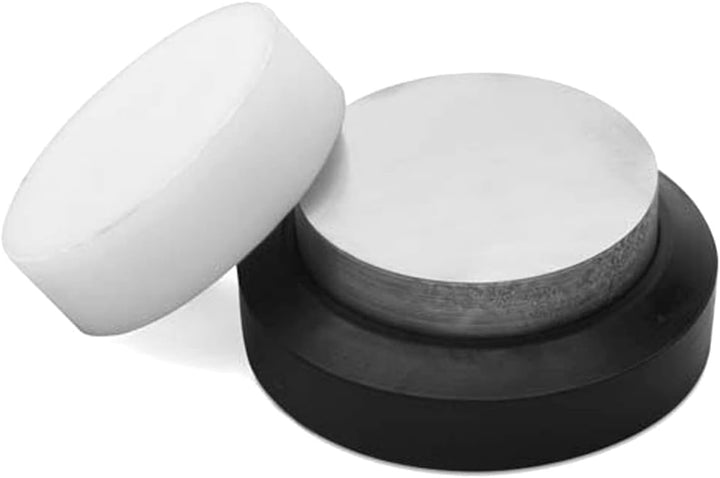 JEWELLERS BENCH BLOCK WITH RUBBER BASE STEEL BLOCK & NYLON BLOCK METAL WORKING DOMING DAPP by Blue S