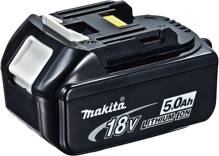Makita Akku-Nutfräse 18 V, 2 Akkus plus Ladegerät im MAKPAC, Türkis, Schwarz, mit 2x Akku 5,0 Ah mit