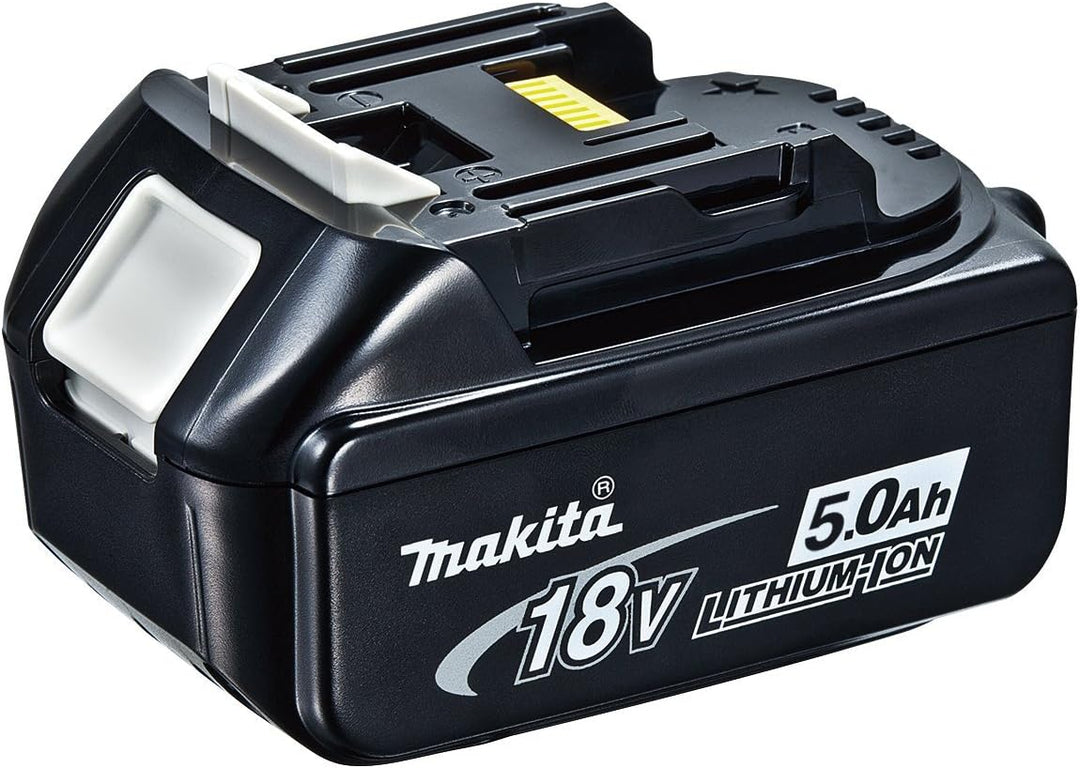 Makita Akku-Nutfräse 18 V, 2 Akkus plus Ladegerät im MAKPAC, Türkis, Schwarz, mit 2x Akku 5,0 Ah mit