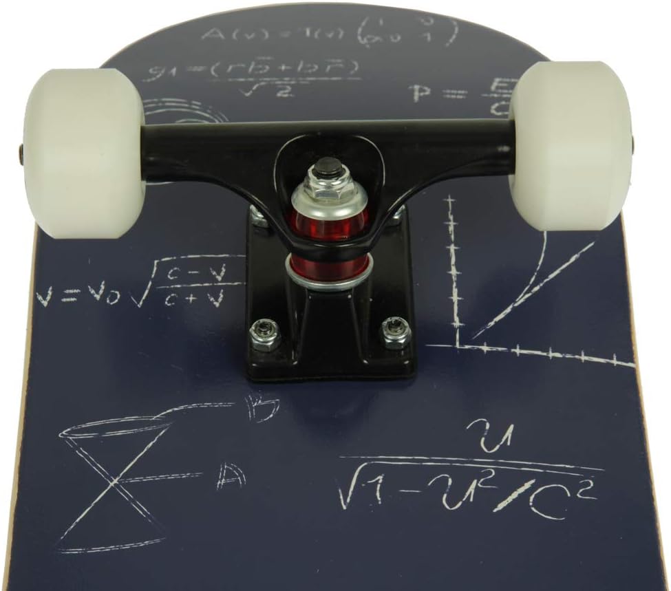 FunTomia Skateboard mit Mach1 Kugellager Rollenhärte 100A und 100% 7-lagigem Ahornholz Skate Board m