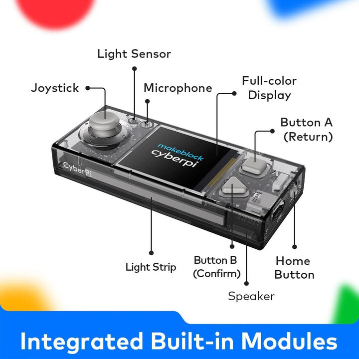 Makeblock CyberPi Coding Kit Lernen Scratch Python Programmierung, Engineering Kit, STEM Kit Unterst
