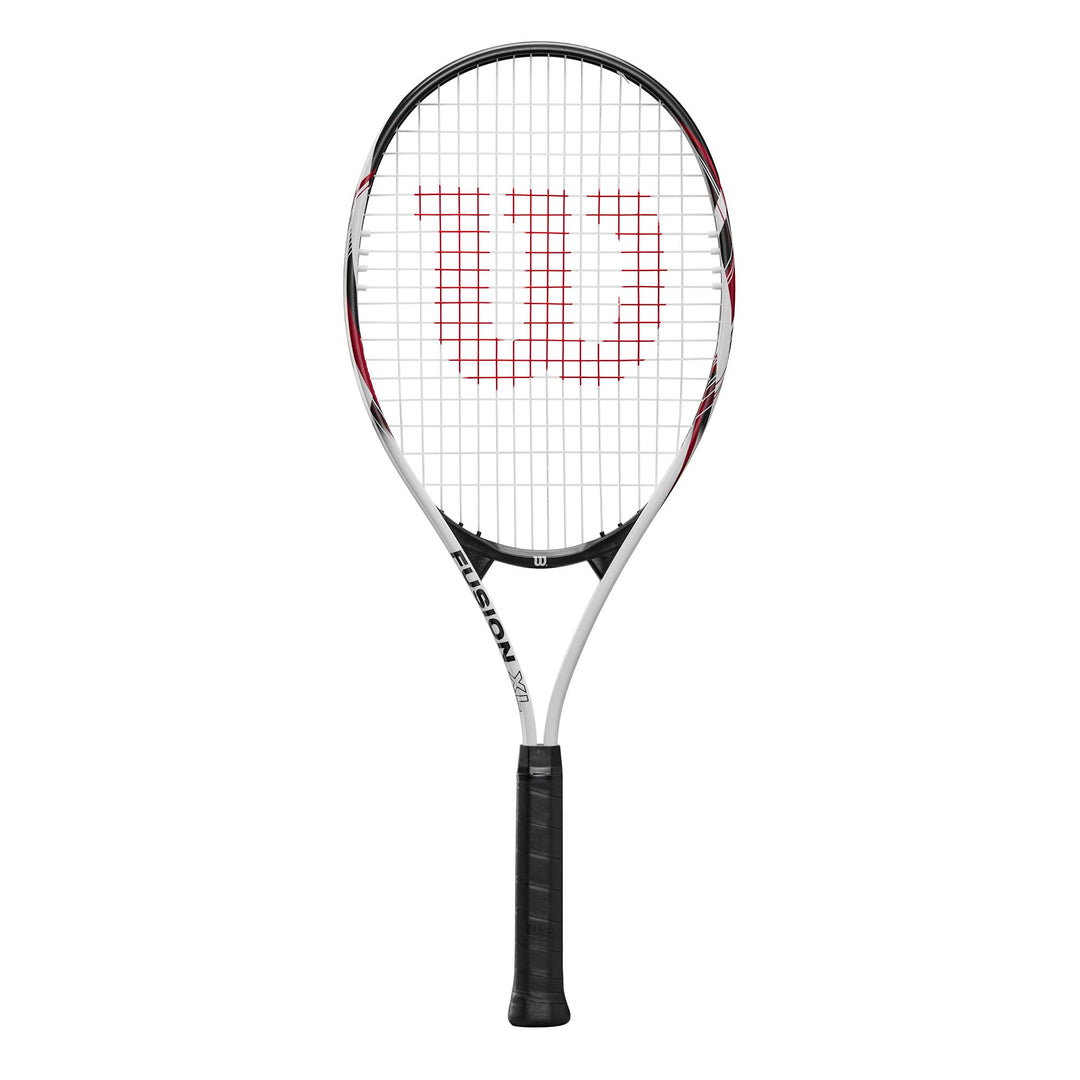 Wilson Tennisschläger Fusion XL, Aluminium, Grifflastige Balance, 291 g, 69,9 cm Länge Griffstärke 2
