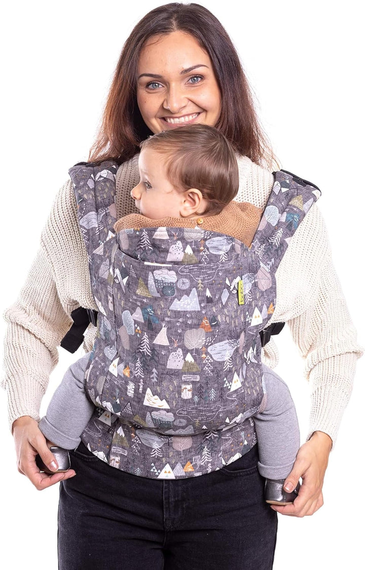 Boba Babytrage Classic Carrier - Babytragetasche im Rucksack Stil – Tragen Sie Ihr Kind auf dem Bauc
