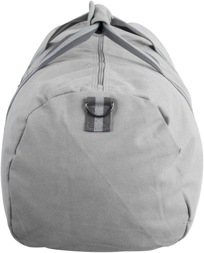 Canvas Barrel Bag - Sporttasche, 45 Liter, Duffel Bag Tasche aus 100% Baumwolle mit Echt-Leder Vered