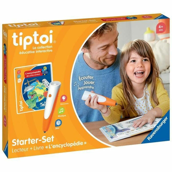 Ravensburger - tiptoi® – Starter Set – Leser + Buch Die Enzyklopädie der neugierigen P'tits curieux