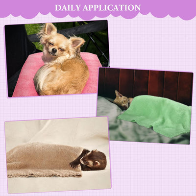 10 Stück Meerschweinchen Decken Fleece Haustier Decken Weiche Meerschweinchen Käfig Einlagen Haustie