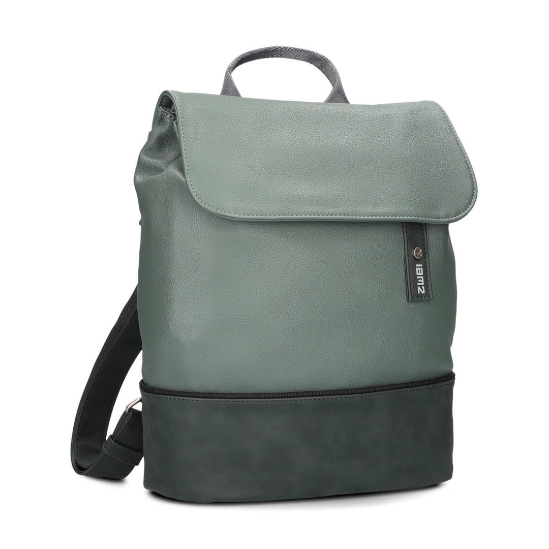 Zwei JANA Rucksack JR13 eucalyptus, Eucalyptus