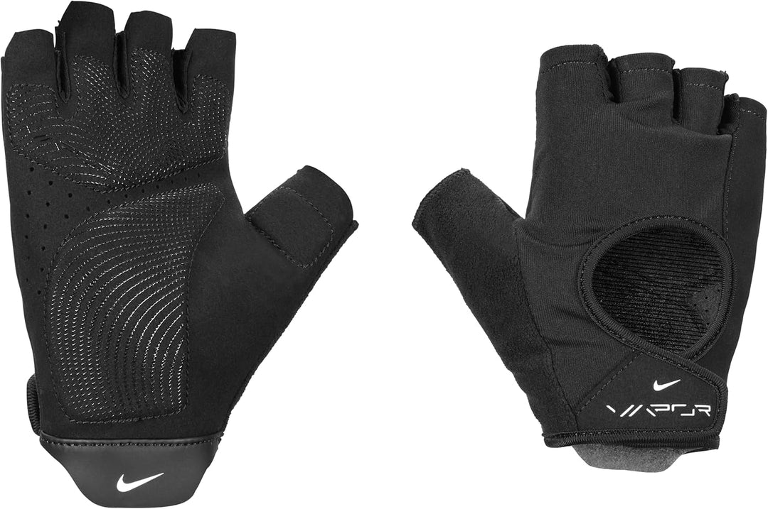 Nike Damen Vapor Elite Fitness Handschuhe Gym Training Grip Handschuhe Workout Krafttraining S Black