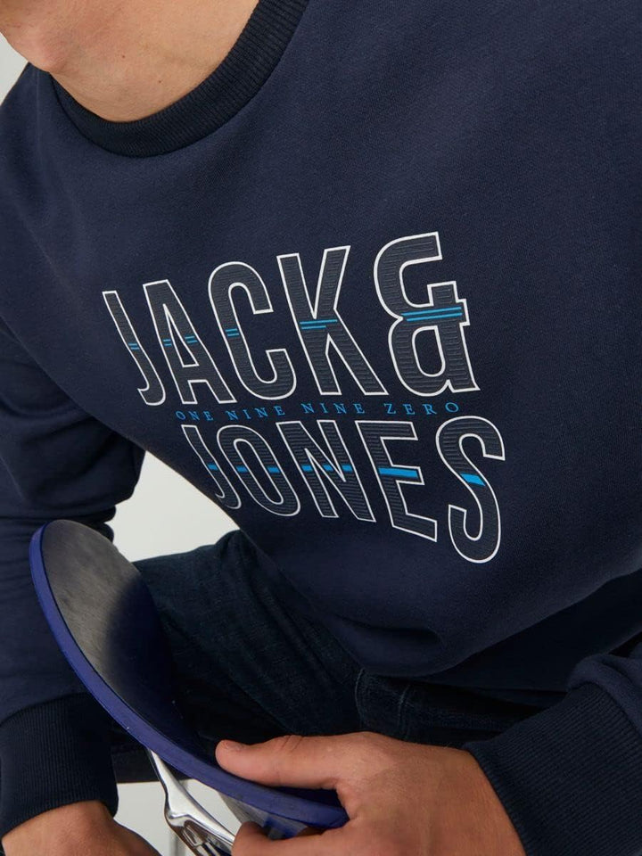 JACK & JONES Xilo Crewneck M Marineblauer Blazer, M Marineblauer Blazer