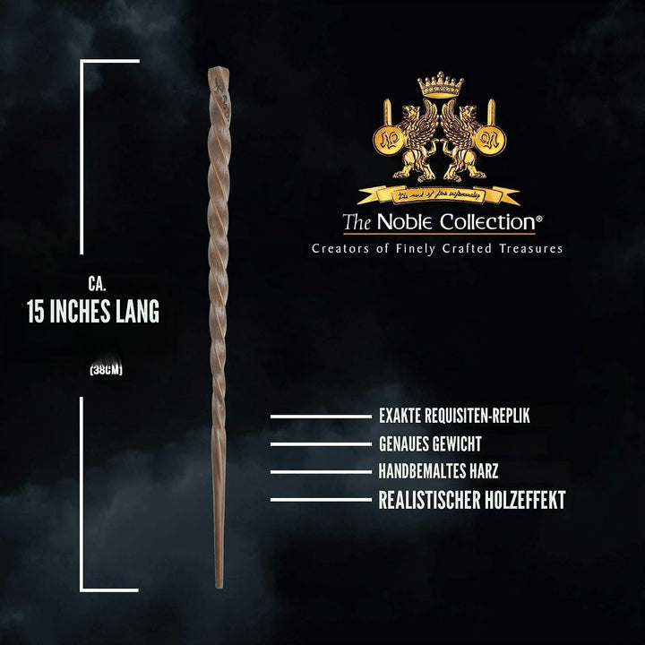 The Noble Collection Xenophilius Lovegood Zauberstab, NN8234, Mehrfarbig, One Size