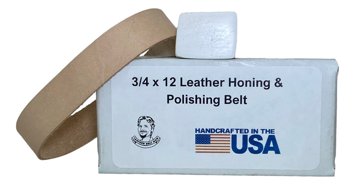 Schleif- und Poliergürtel, Leder, 1,9 x 30,5 cm, passend für Ken Onion Work Sharp Single, Single
