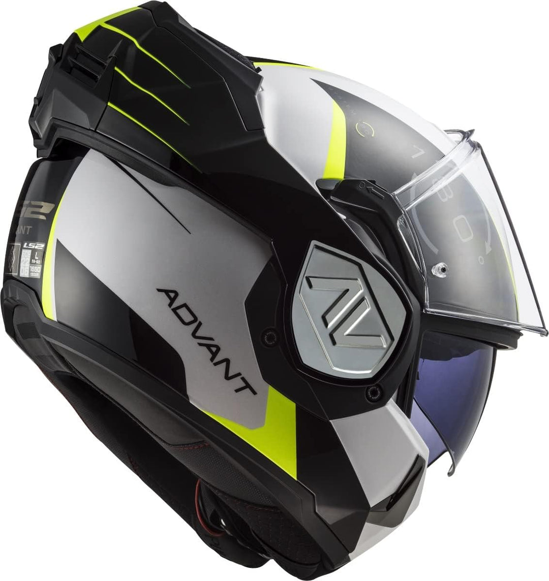 LS2, Klaphelme motorrad ADVANT CODEX white black 06, XXXL 3XL white black, 3XL white black