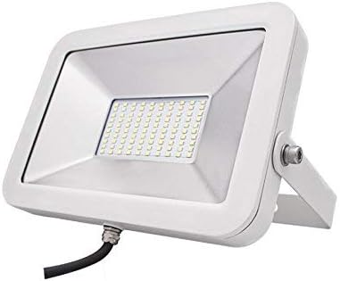 LED Strahler AML® FL 50W, Profi-Qualität für aussen, IP65, Metallgehäuse weiss, 4000K neutralweiss,