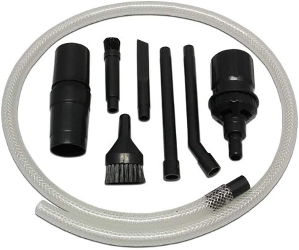 Trade-Shop 9in1 Set: PC Reinigungs-Set/Säuberungs-Set (8-teilig) + Anschluss-Adapter für Dyson V7 V8