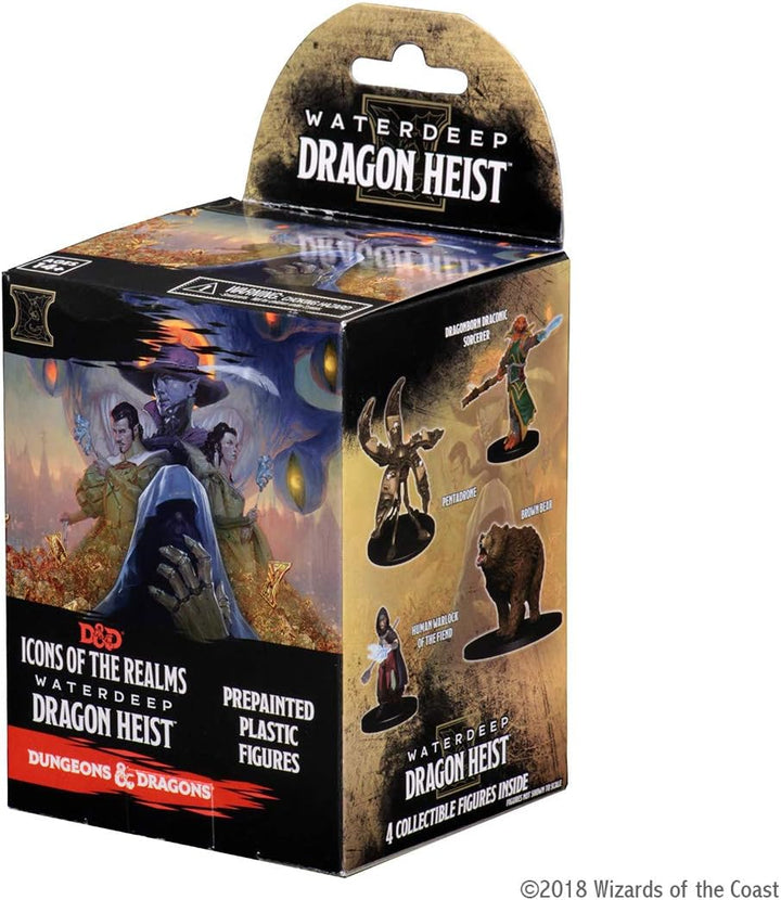 Rubie's WizKids D&D Icons of the Realms: Waterdeep Dragon Heist (8 ct. Standard), Booster Brick | Dn