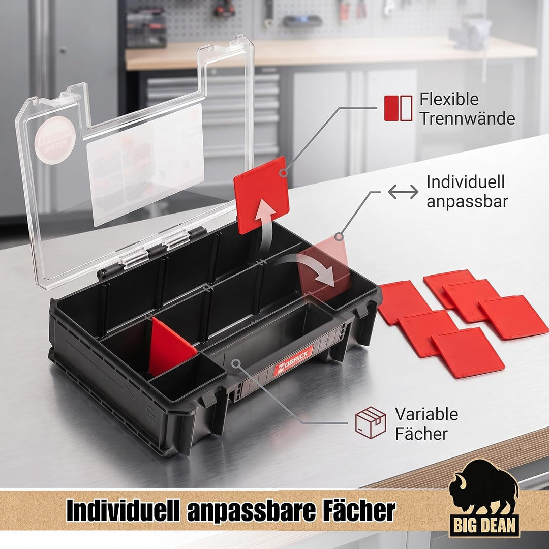 BigDean Qbrick System TWO Box 200 inklusive 6 Organzier