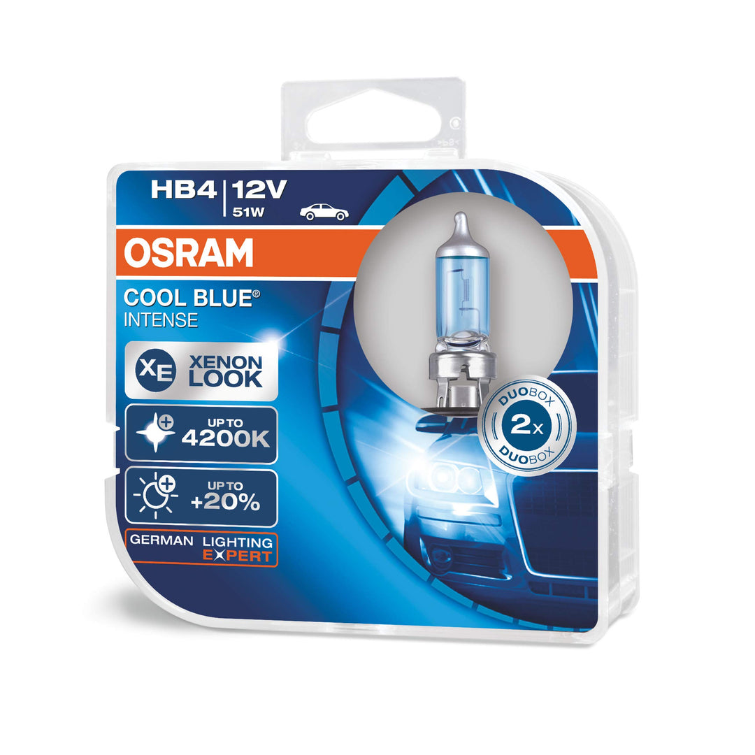 Osram 9006CBI-HCB Cool Blue Intense Halogenlampen HB4, 12V