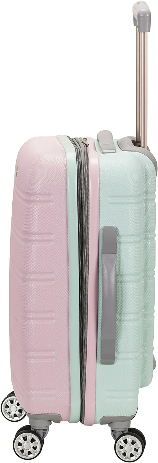 Rockland Melbourne Hardside Erweiterbares Spinner-Rad Gepäck, Minze, 3-Piece Set (20/24/28), Melbour