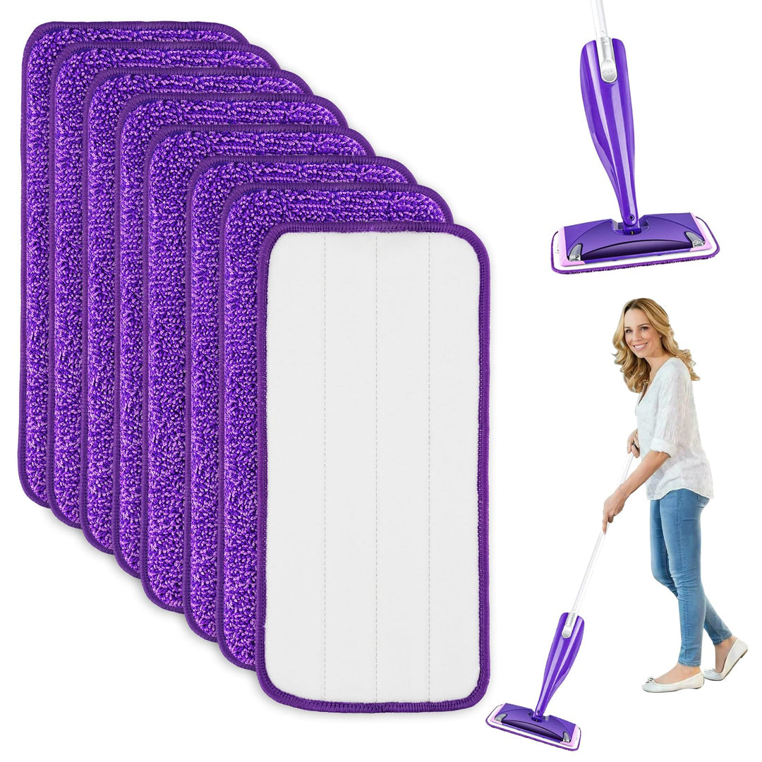 8 Stück für Swiffer Bodenwischer WetJet Nachfüller Set,30x14cm für Swiffer Wetjet Bodentücher Mop Mi