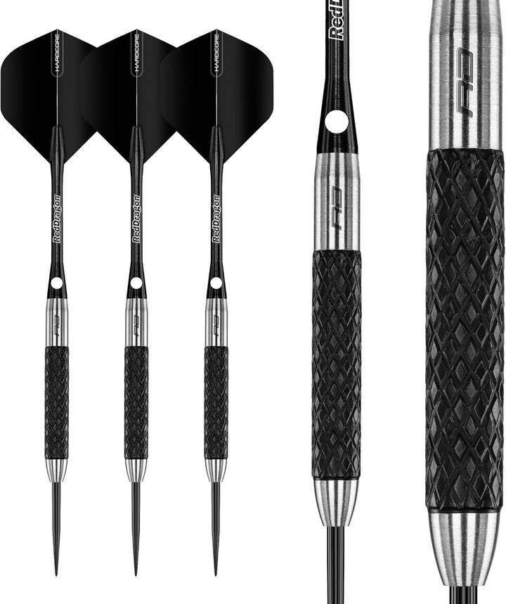 RED DRAGON Rat 26g, 28g, 25g, 30g, 32g oder 35g Tungsten Darts mit Flights und Schäfte 32.0 Gramm, 3