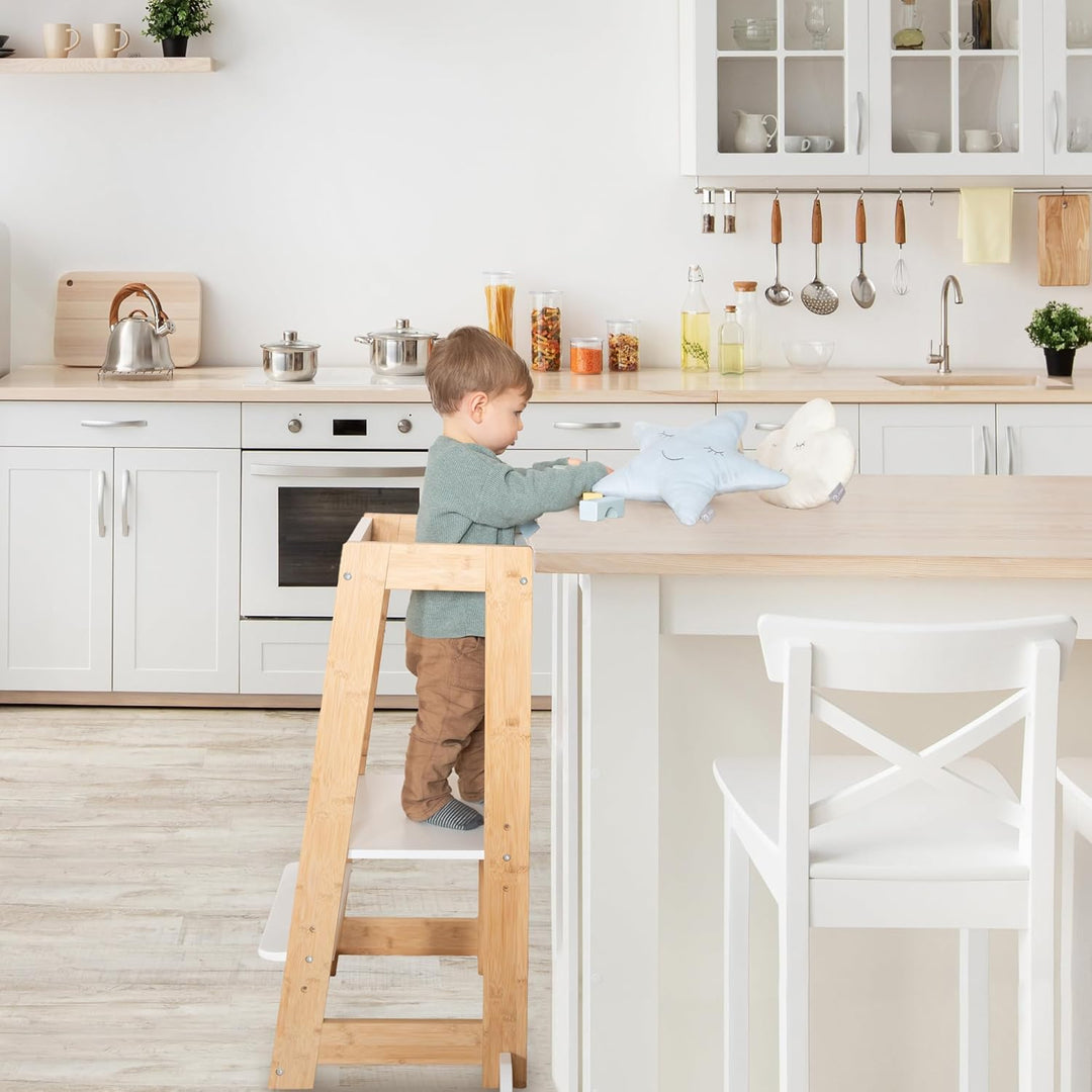 roba Lernturm nach Montessori - Sicherer Tritthocker für Kinder - Ideal als Küchenhelfer - Bis 80 kg