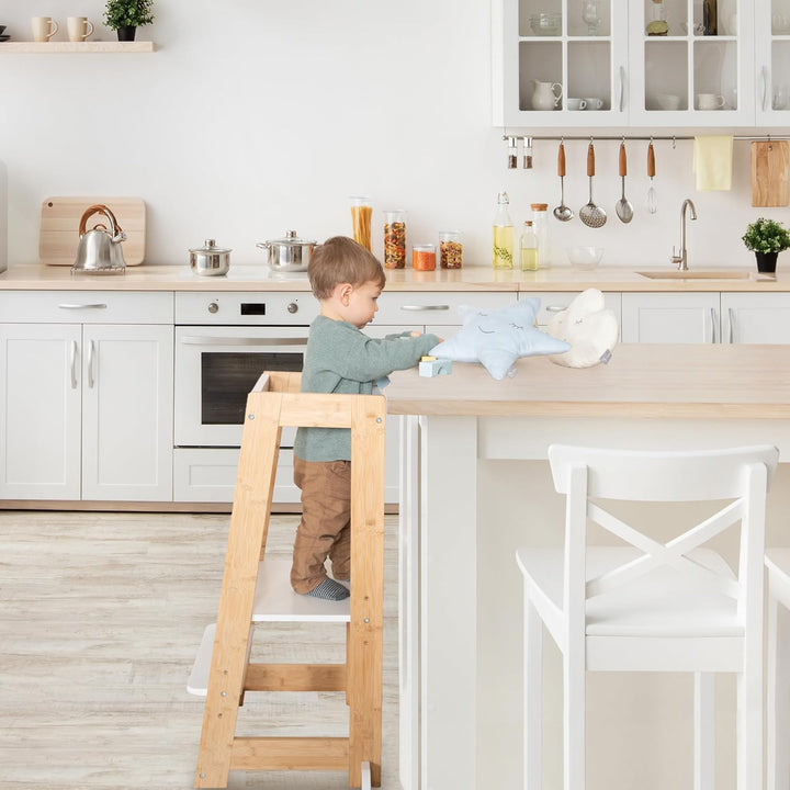roba Lernturm nach Montessori - Sicherer Tritthocker für Kinder - Ideal als Küchenhelfer - Bis 80 kg