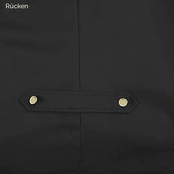 Halloween Mittelalter Viktorianische Jacke Kostüme für Männer, Steampunk Gothic Frack Mantel Uniform