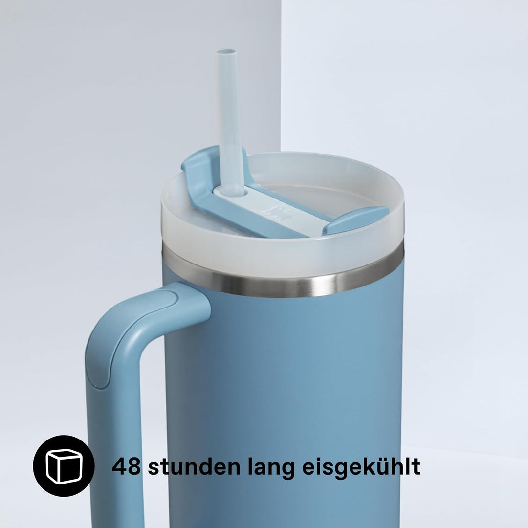 Stanley 1913 Quencher H2.0 FlowState Trinkbecher 1.2L - Indigo | Kühlt 11 Std. - 48 Std. eisgekühlt