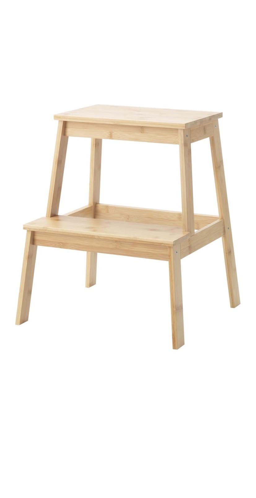 IKEA TENHULT Tritthocker, 43 x 40 x 50 cm, Bambus