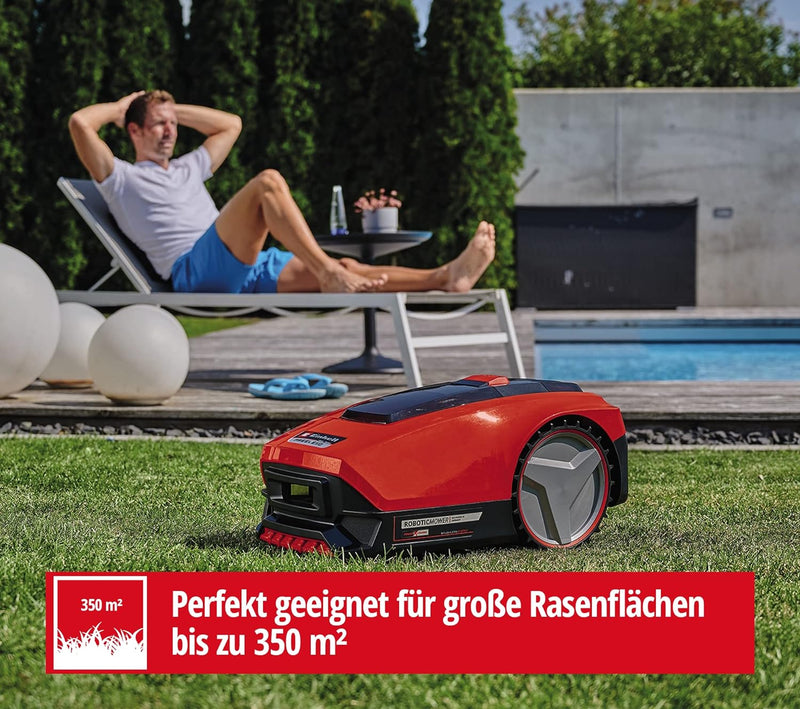 Einhell Mähroboter FREELEXO 350 Power X-Change (Li-Ion, Second-Area-Modus, bis 35% Steigung, für 350