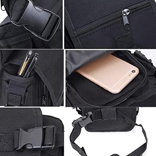 Hebetag Beintasche aus Segeltuch für Herren, taktisch, Militär, Motorradfahrer, mehrere Taschen, Gür