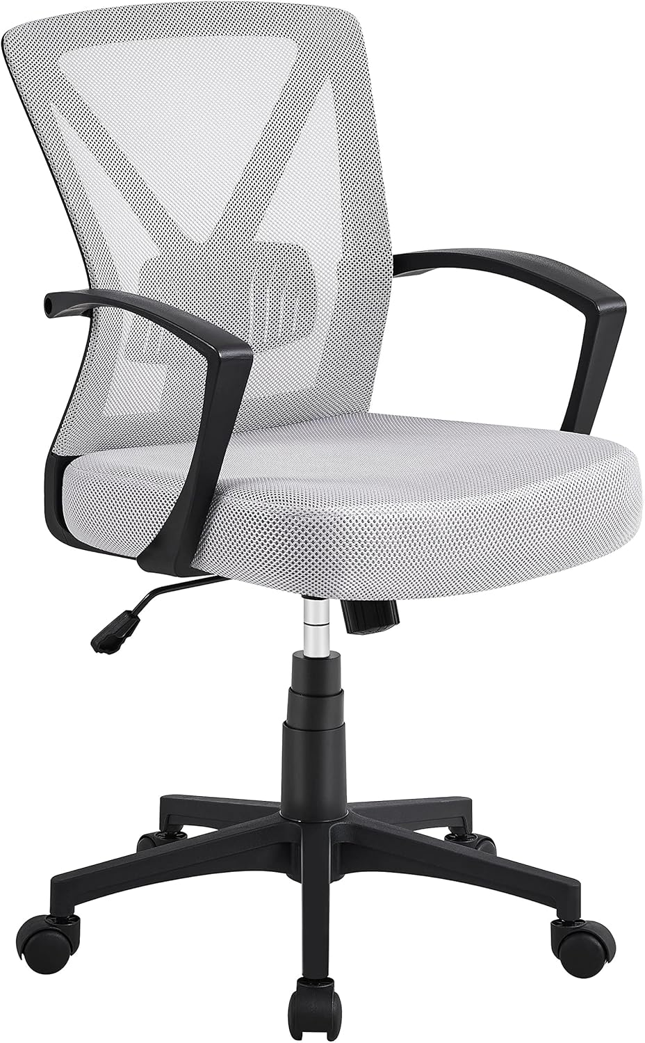 Yaheetech Bürostuhl, Schreibtischstuhl, Drehstuhl mit Netzrückenlehne, Computerstuhl Ergonomischer D