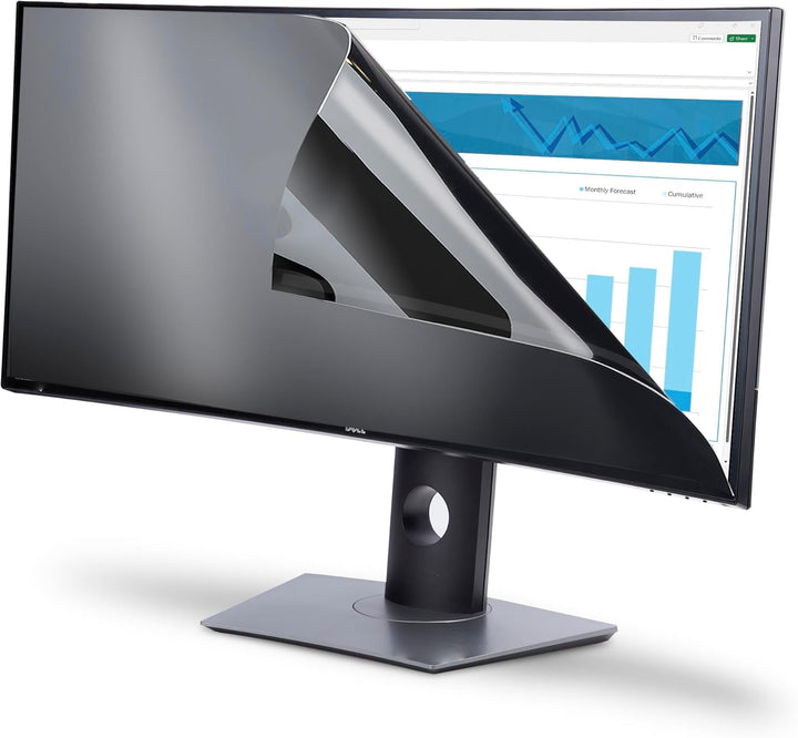StarTech.com Sichtschutz für Dell U3824DW Curved 21:9 Monitor, Doppelseitiger Filter, Computer Displ