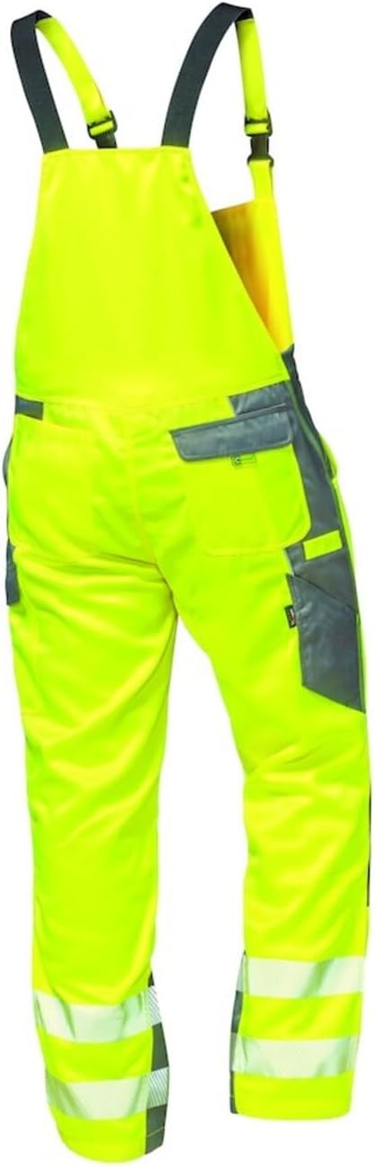 Elysee Warnschutz Latzhose "Colmar" Grösse, 1 Stück, 50, gelb/grau, 22738-50, 50