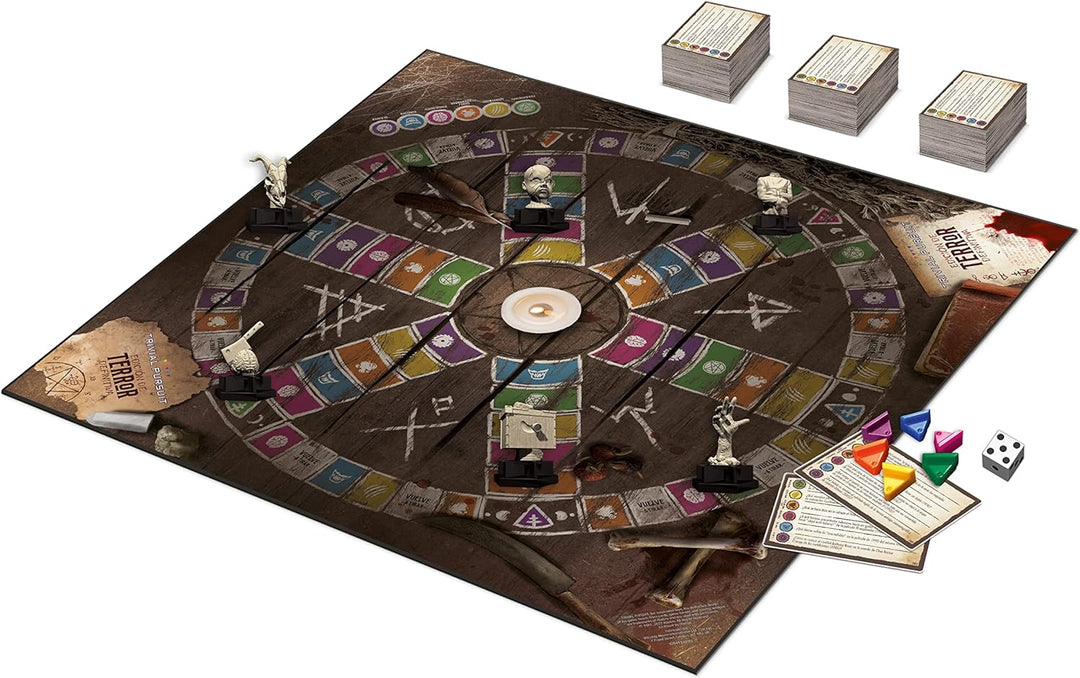 Winning Moves Trivial Pursuit de Terror - Brettspiel mit 1800 Fragen - spanische Version