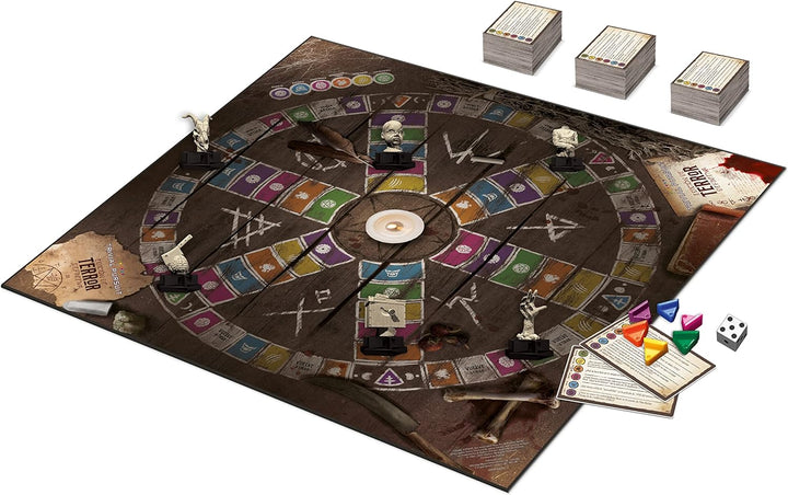 Winning Moves Trivial Pursuit de Terror - Brettspiel mit 1800 Fragen - spanische Version