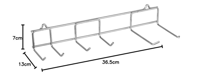 HENDI 934029 Wandhalterung, für Stabmixer & Schneebesen, 365x130x(H)70mm, faserverstärktem Polyamide