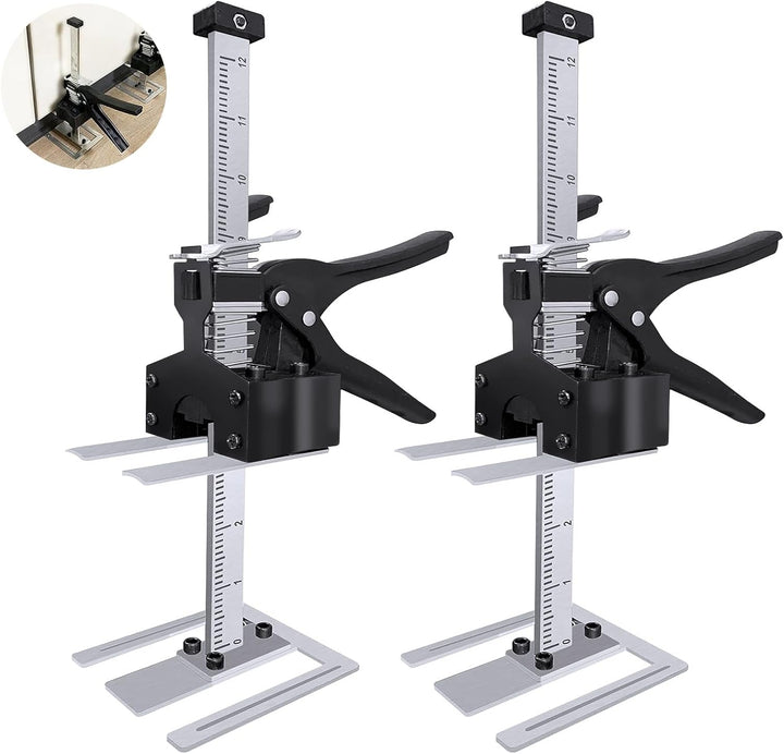 MaxAwe 2 Stk Arbeitssparender Arm Handheld Jack Tool mit Skala, 35cm Höhenversteller, 240kg Hebewerk