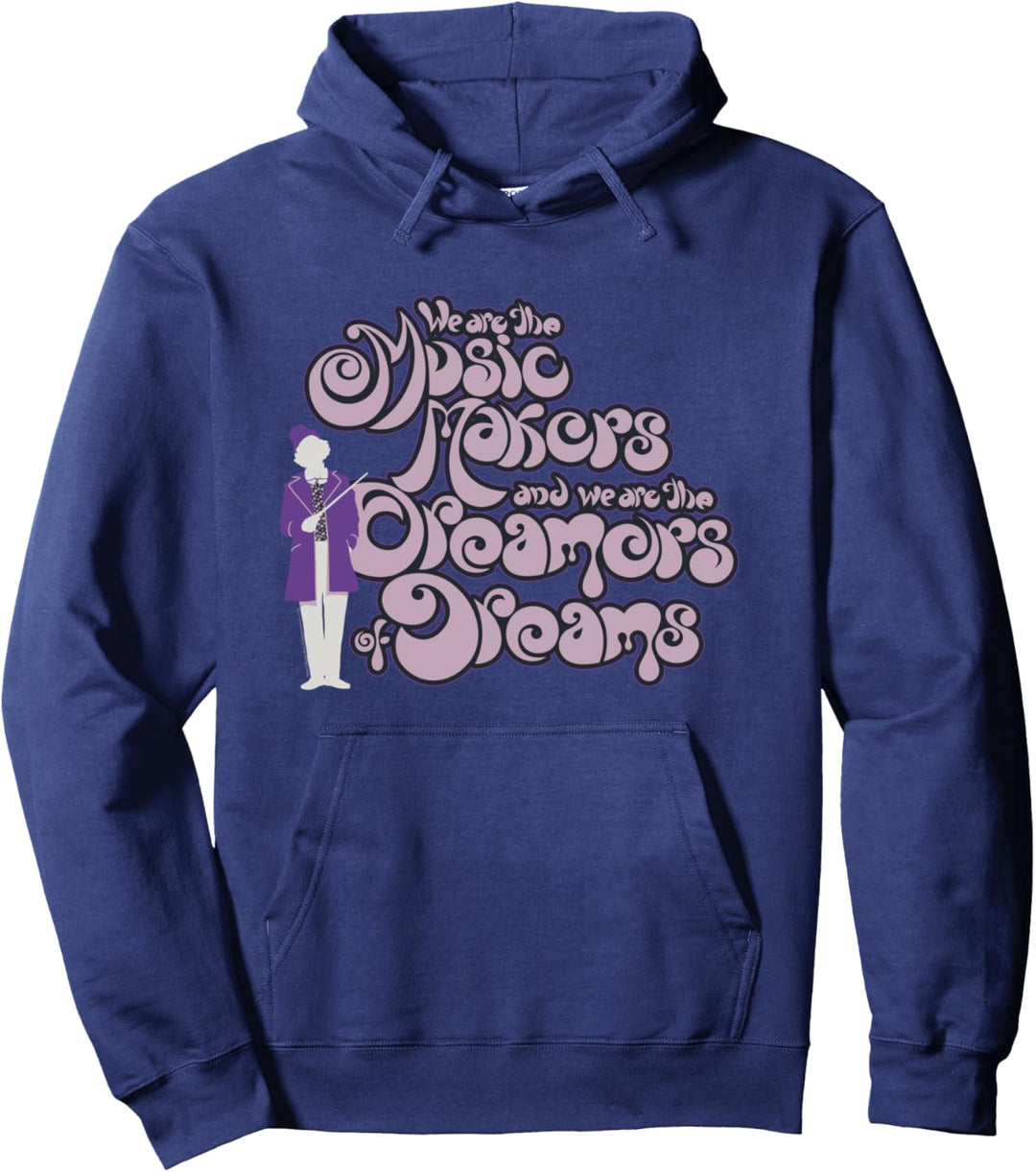 Willy Wonka Chocolate Factory Music Makers Adult Pullover Hoodie