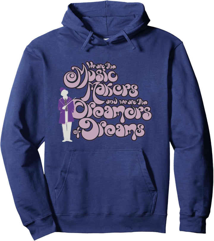 Willy Wonka Chocolate Factory Music Makers Adult Pullover Hoodie