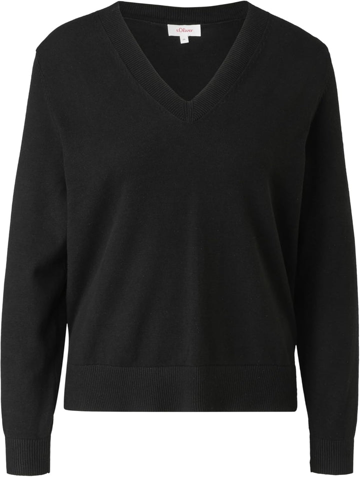 s.Oliver Damen 10.2.11.17.170.2118888 Pullover (1er Pack) 34 9999_schwarz, 34 9999_schwarz