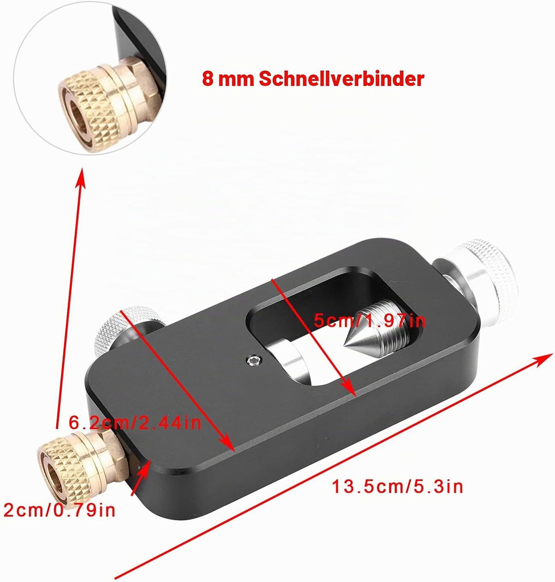 OUKENS Sauerstoffflaschen-Nachfülladapter, Tauchflaschen-Nachfülladapter Aluminiumlegierung Sauersto