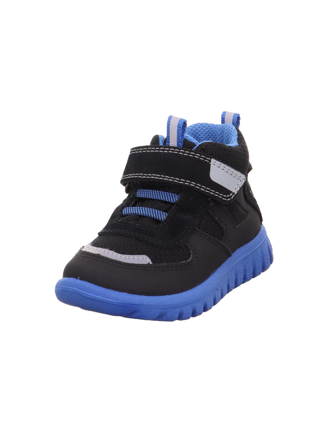 Superfit Jungen 1006196 Lauflernschuhe 27 EU Schwarz Hellblau 0000, 27 EU Schwarz Hellblau 0000