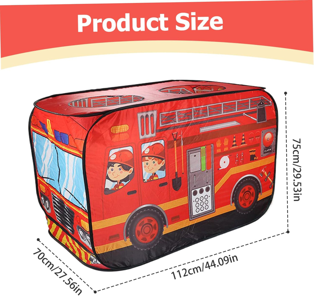 Pop-Up-Zelt für Kinder, 112 x 70 x 74 cm, faltbares Autozelt, atmungsaktives Spielzelt mit Rolltür u