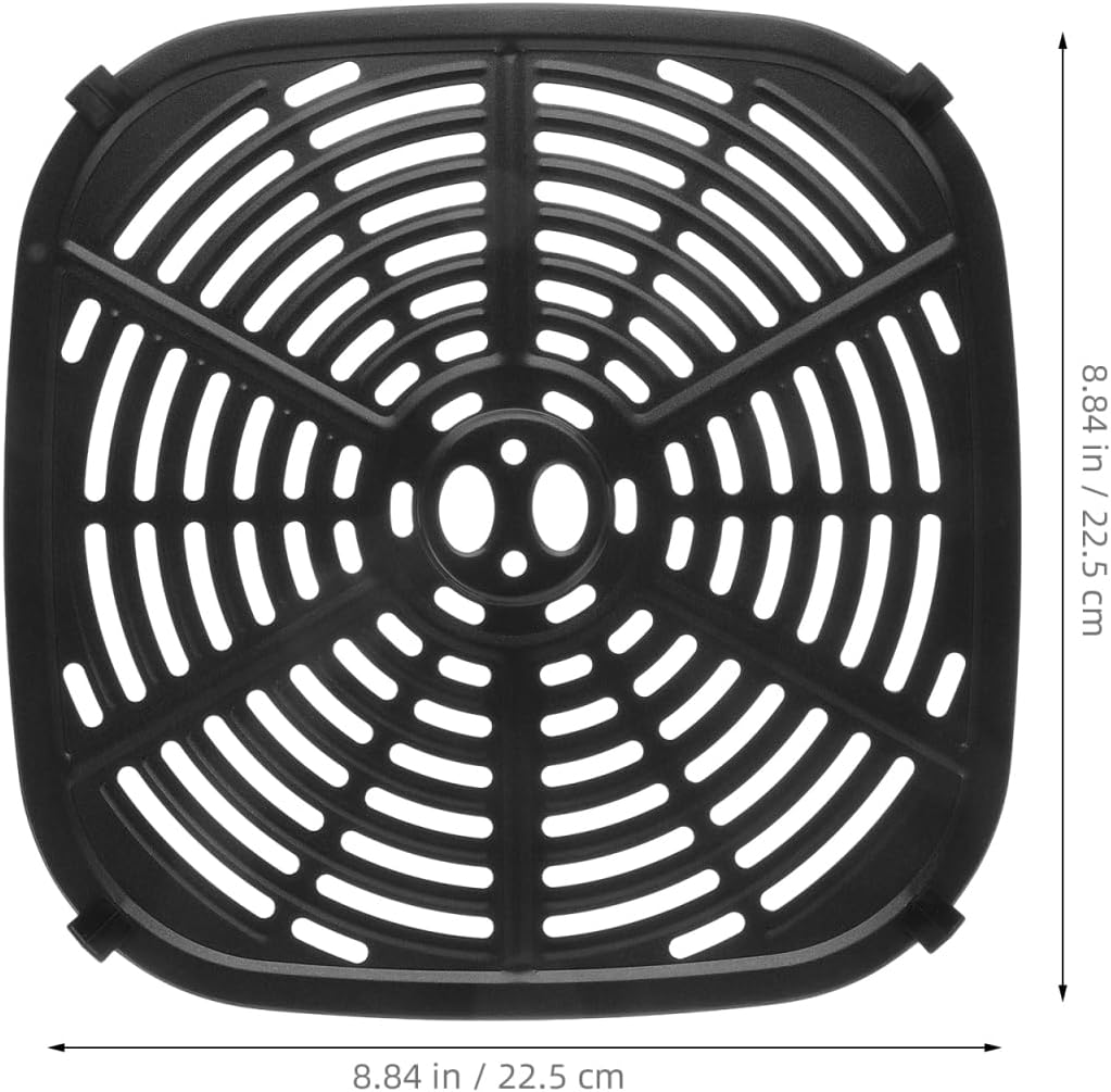 HeissLuftfritteuse ZubehöR Quadratische Grillpfanne 22.5 Cm Antihaftbeschichtete Crisper-Platte Ersa