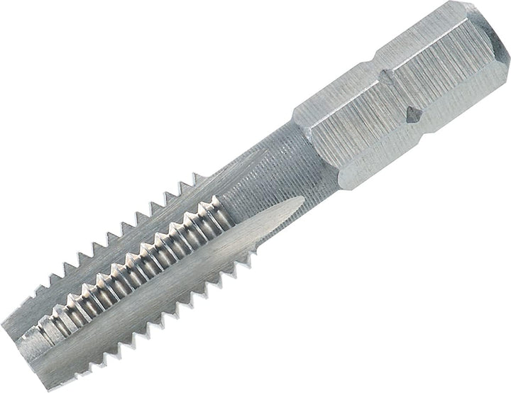VÖLKEL Einschnittgewindebohrer-Bit Satz | M 3 - M10 | mit 6,4 mm Sechskantschaft I mit Spiralbohrer-